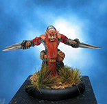 Painted Reaper Bones Miniature Dwarf Warrior