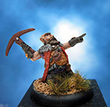 Painted Reaper Bones Miniature Dwarf Warrior