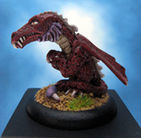 Painted Grenadier Miniature Young Dragon