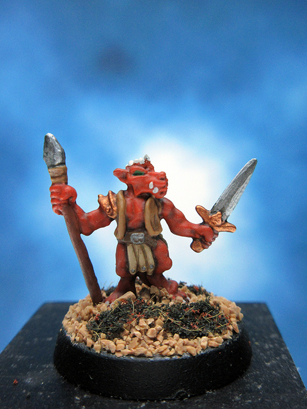 Painted Reaper BONES Miniature Female Warrior